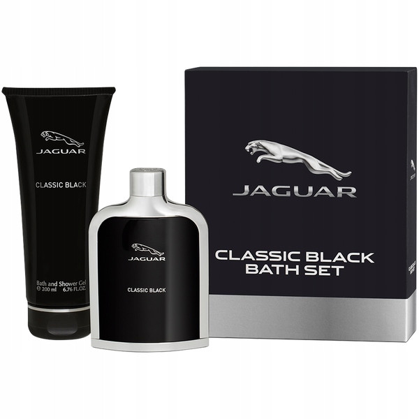 Jaguar Classic Black sada toaletná voda 100ml EDT + sprchový gél 200ml